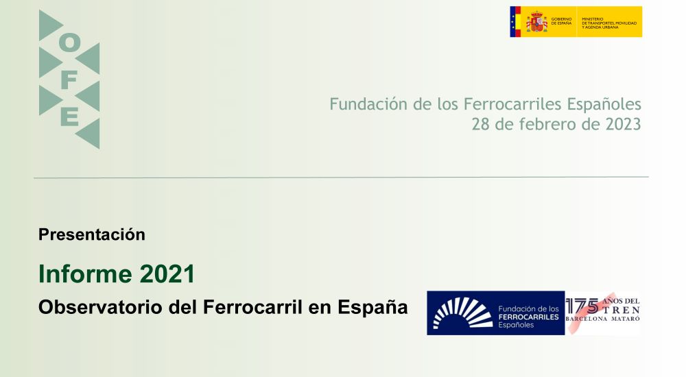 Presentado el nuevo informe del Observatorio del Ferrocarril en Espaa